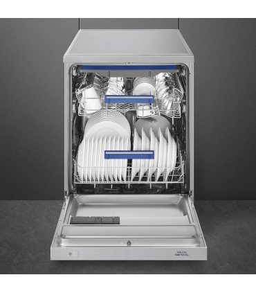 Smeg LVS342CQSX Lavavajillas 60 cm, Libre instalación, Inox