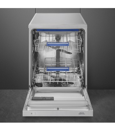 Smeg LVS342CQSX Lavavajillas 60 cm, Libre instalación, Inox