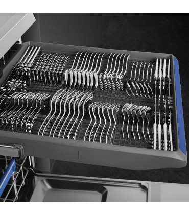 Smeg LVS342CQSX Lavavajillas 60 cm, Libre instalación, Inox