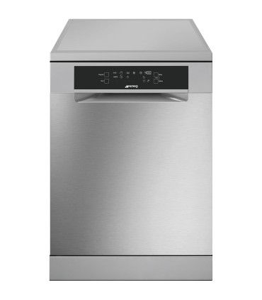 Smeg LVS345CQSX Lavavajillas 60 cm, Libre instalación, Inox
