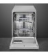Smeg LVS345CQSX Lavavajillas 60 cm, Libre instalación, Inox