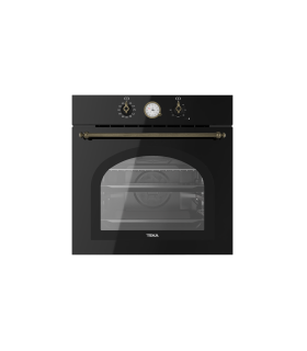 Teka HRB 6300 AT Horno Multifunción SurroundTemp de 60 cm Country Style Edition, Negro, Serie Total