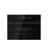 Teka HLC 8440 C FBK Horno multifunción SurroundTemp + microondas con acabado en Cristal Full Black, Negro, Serie Maestro