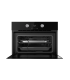 Teka HLC 8470 SC BK Horno compacto multifunción de vapor con 15 funciones de cocinado, Negro, Serie Maestro