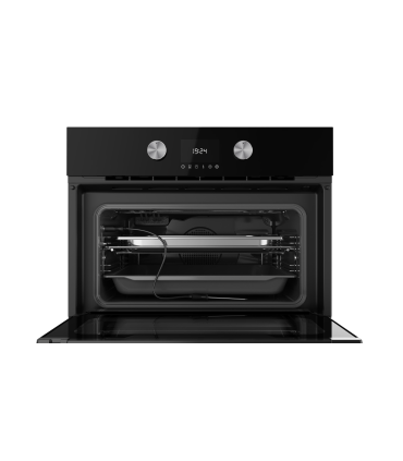 Teka HLC 8470 SC BK Horno compacto multifunción de vapor con 15 funciones de cocinado, Negro, Serie Maestro