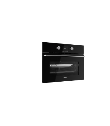 Teka HLC 8470 SC BK Horno compacto multifunción de vapor con 15 funciones de cocinado, Negro, Serie Maestro