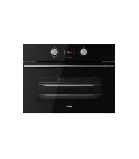 Teka AirFry HLC 8406 BK Horno compacto de 45cm con función especial AirFry, Negro, Serie Maestro