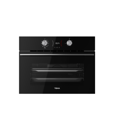 Teka AirFry HLC 8406 BK Horno compacto de 45cm con función especial AirFry, Negro, Serie Maestro