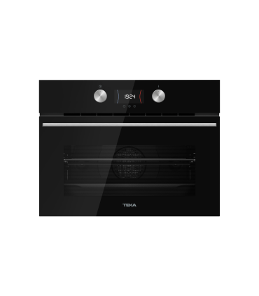 Teka HLC 8400 Horno compacto Multifunción de 45 cm con HydroClean® PRO, Urban Colors Edition, Negro, Serie Maestro