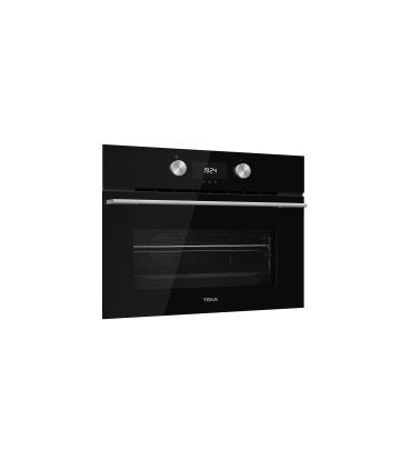 Teka HLC 8400 Horno compacto Multifunción de 45 cm con HydroClean® PRO, Urban Colors Edition, Negro, Serie Maestro