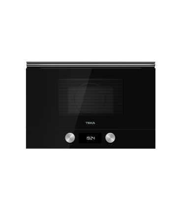 Teka ML 8220 BIS L Microondas de integración con base cerámica Urban Colors Edition, Negro, Serie Maestro