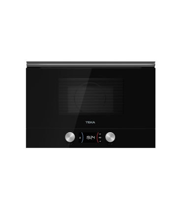Teka ML 8220 BIS L Microondas de integración con base cerámica Urban Colors Edition, Negro, Serie Maestro