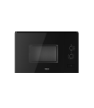 Teka ML 820 FI BK Microondas integrable en acabado cristal negro con plato giratorio, Negro, Serie Maestro