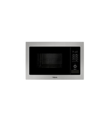 Teka MWE 255 FI Microondas de integración + Grill de 25L, Acero inoxidable antihuellas, Serie Total