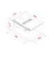 Teka MasterSense Air AFF 87601 MST Placa de inducción FullFlex con campana integrada de 80 cm, Negro, Serie Maestro
