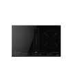 Teka MasterSense Air AFC 87628 MST Placa de inducción FullFlex con campana integrada de 80 cm, Negro, Serie Maestro