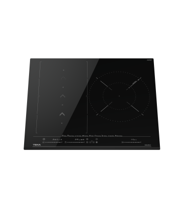 Teka IZS 67620 MST Placa de inducción Flex de 60 cm con SlideCooking y 3 zonas de cocinado, Negro, Serie Maestro