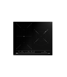 Teka IZF 65320 MSP Placa de inducción Flex de 60 cm con 4 zonas con funciones directas, Negro, Serie Total