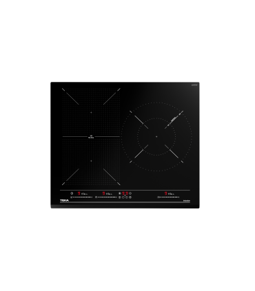 Teka IZF 65320 MSP Placa de inducción Flex de 60 cm con 4 zonas con funciones directas, Negro, Serie Total