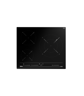 Teka IZC 63015 MSS Placa de inducción Multislider de 60 cm con 3 zonas de cocción, Negro, Serie Easy