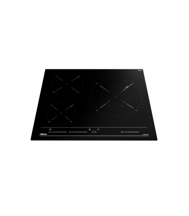 Teka IZC 63015 MSS Placa de inducción Multislider de 60 cm con 3 zonas de cocción, Negro, Serie Easy