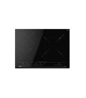 Teka IZC 53320 MSP Placa inducción de 60 cm y fondo de 43,5 cm con control MultiSlider y 3 zonas, Negro, Serie Total