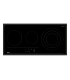 Teka TRC 83631 TCS Vitrocerámica de 80 cm con 3 zonas con Touch Control, Negro, Serie Maestro