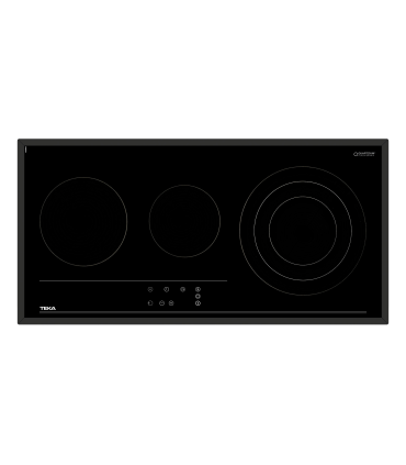 Teka TRC 83631 TCS Vitrocerámica de 80 cm con 3 zonas con Touch Control, Negro, Serie Maestro