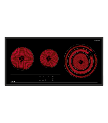 Teka TRC 83631 TCS Vitrocerámica de 80 cm con 3 zonas con Touch Control, Negro, Serie Maestro