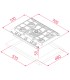 Teka GZC 75330 XBN Placa cristal gas de 70 cm con función ExactFlame, gas natural, Negro, Serie Maestro