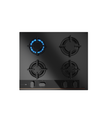 Teka GBC 64 Infinity G1 Placa Cristal Gas de 60 cm Infinity G1. Edición especial Italdesign Giugiaro, Negro, Serie Maestro