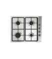 Teka E/60.3 40 Placa de gas natural de 60 cm con 4 fuegos y seguridad por termopar, Acero inoxidable, Serie Easy
