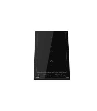 Teka IZS 34700 MST Placa Modular de inducción Flex de 30 cm con SlideCooking y 2 zonas de cocinado, Negro, Serie Maestro
