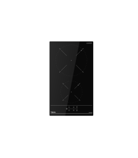 Teka IBC 32000 TTC Placa modular de inducción de 30 cm con 2 zonas de cocinado, Negro, Serie Easy