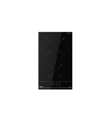 Teka IBC 32000 TTC Placa modular de inducción de 30 cm con 2 zonas de cocinado, Negro, Serie Easy