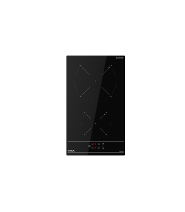 Teka IBC 32000 TTC Placa modular de inducción de 30 cm con 2 zonas de cocinado, Negro, Serie Easy
