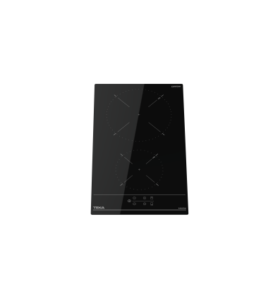 Teka IBC 32000 TTC Placa modular de inducción de 30 cm con 2 zonas de cocinado, Negro, Serie Easy