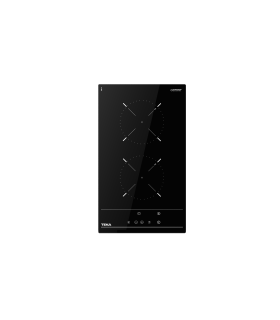 Teka TZC 32000 TTC BK Placa vitrocerámica modular de 30 cm con potencia nominal máxima de 1.200 W, Negro, Serie Total