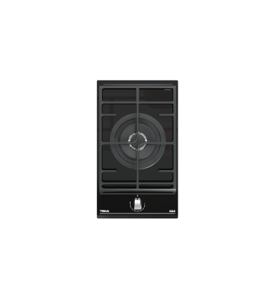 Teka GZC 31330 XB Placa Cristal Gas Modular de 30 cm con función ExactFlame, gas butano, Negro, Serie Maestro