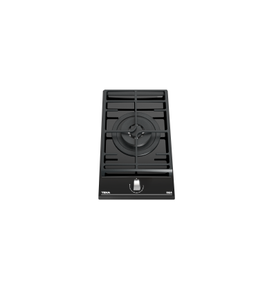 Teka GZC 31330 XB Placa Cristal Gas Modular de 30 cm con función ExactFlame, gas butano, Negro, Serie Maestro