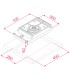 Teka GZC 31330 XB Placa Cristal Gas Modular de 30 cm con función ExactFlame, gas butano, Negro, Serie Maestro