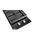 Teka GZC 32300 XB Placa Cristal Gas Modular de 30 cm con función ExactFlame, gas butano, Negro, Serie Maestro