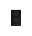 Teka GBC 32000 KLB Placa modular Cristal Gas de 30 cm con 2 quemadores, mandos frontales, gas butano, Negro, Serie Total