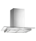 Teka DG3 985 Isla Campana de isla de 90 cm con ala de cristal y motor ECOPOWER, Acero inoxidable, Serie Total