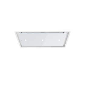 Teka DHT 97670 Campana de integración al techo de 90 cm con FreshAir y aspiración perimetral, Blanco, Serie Maestro