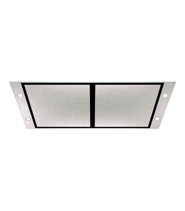 Teka DHT 1285 Isla Campana de techo de 120 cm con aspiración perimetral y motor EcoPower, Acero inoxidable, Serie Maestro
