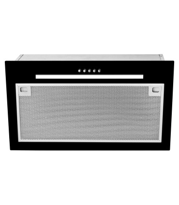 Teka GFG 2 Campana de Integración de 55 cm con filtro metálico, Negro, Serie Easy