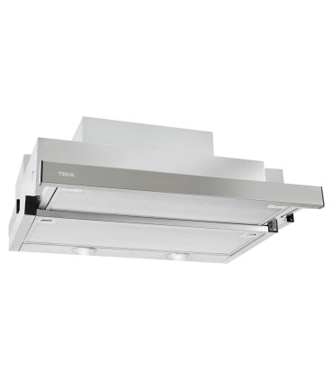 Teka CNL 6610 Campana Extensible de integración de 60 cm en acero inoxidable antihuellas, Acero inoxidable, Serie Total