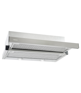 Teka CNL 6400.2 IX Campana Extensible de 60 cm y 2+1 velocidades, Acero inoxidable, Serie Easy