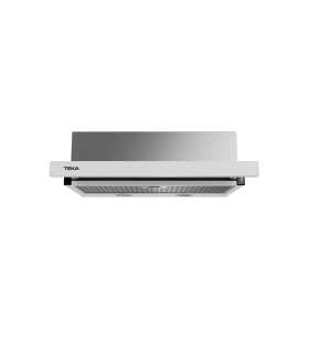 Teka CNL 6415 Campana Extensible de 60 cm con motor EcoPower y 2+1 velocidades, Blanco, Serie Total